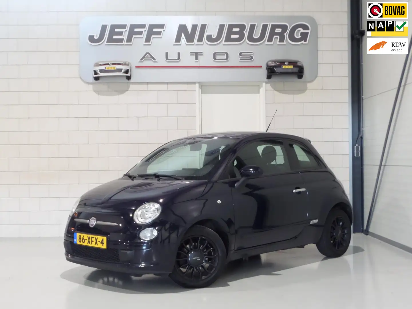 Fiat 500 0.9 TwinAir Sport "Origineel NL!" Apple-Carplay Ai Blauw - 1