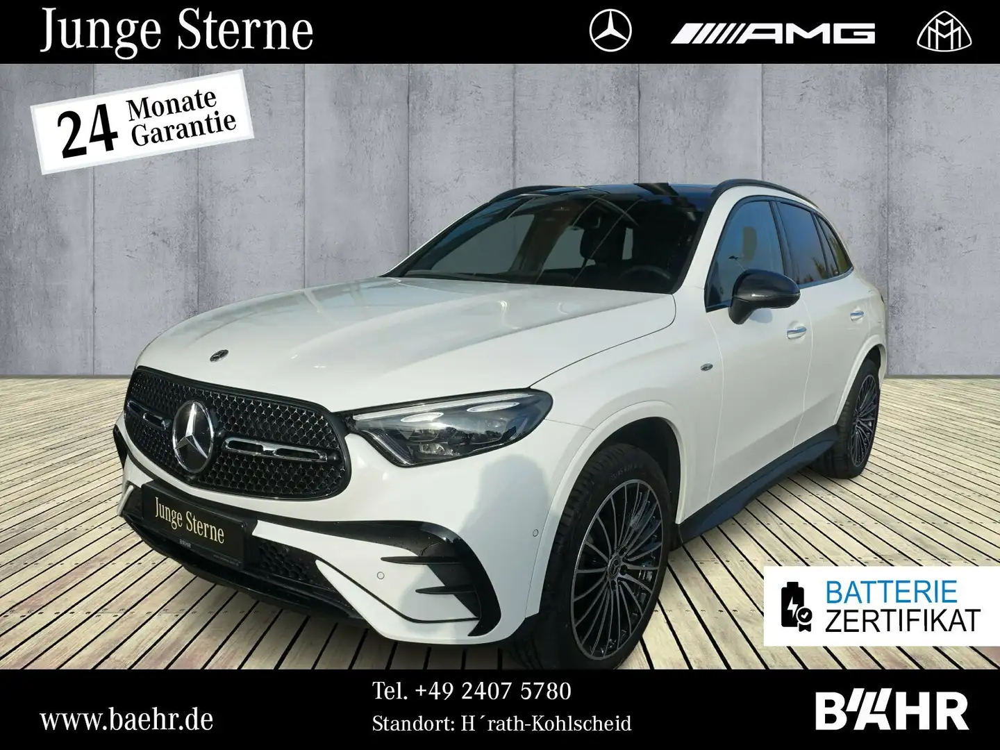Mercedes-Benz GLC 300 GLC 300 de 4M AMG+Night/Pano/AHK/Digital-Light Weiß - 1
