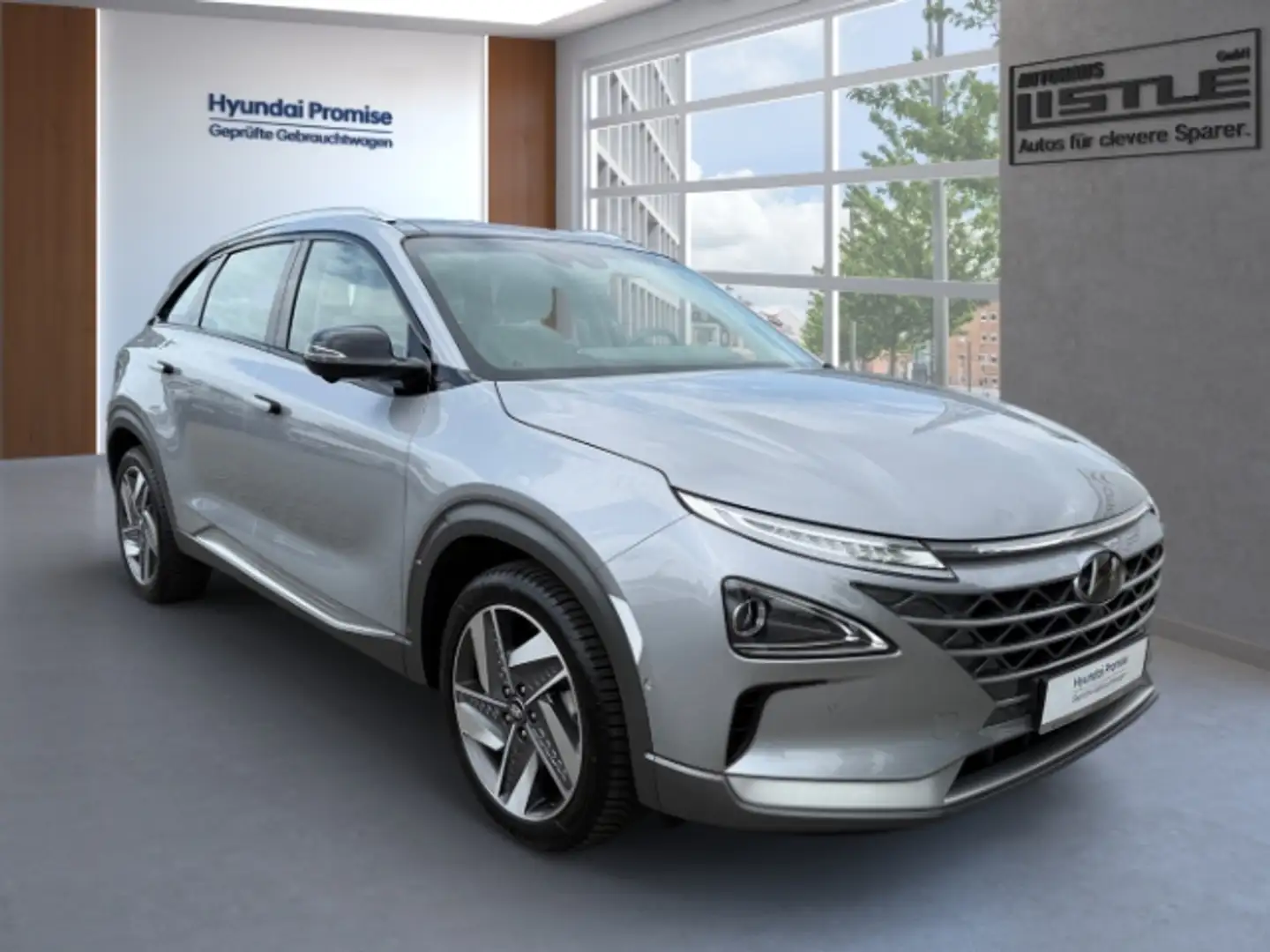 Hyundai NEXO Premium +KLIMA+RFK+PDC+SHZ+ACC+PANO+LEDER+UVM+ Argent - 2