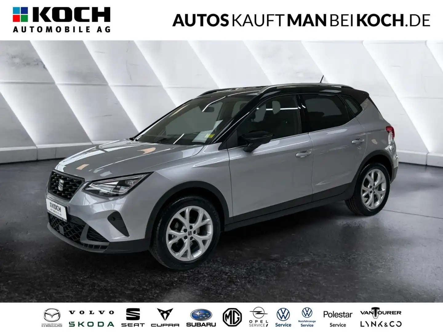 SEAT Arona 1.0 TSI FR DSG LED Navi SHZ PDC Bluetooth Plateado - 1