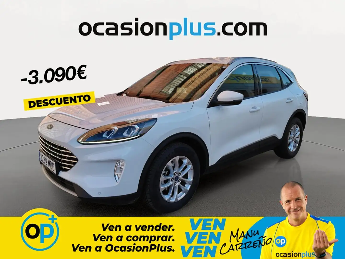 Ford Kuga 1.5 EcoBlue Titanium FWD 120 Blanco - 1