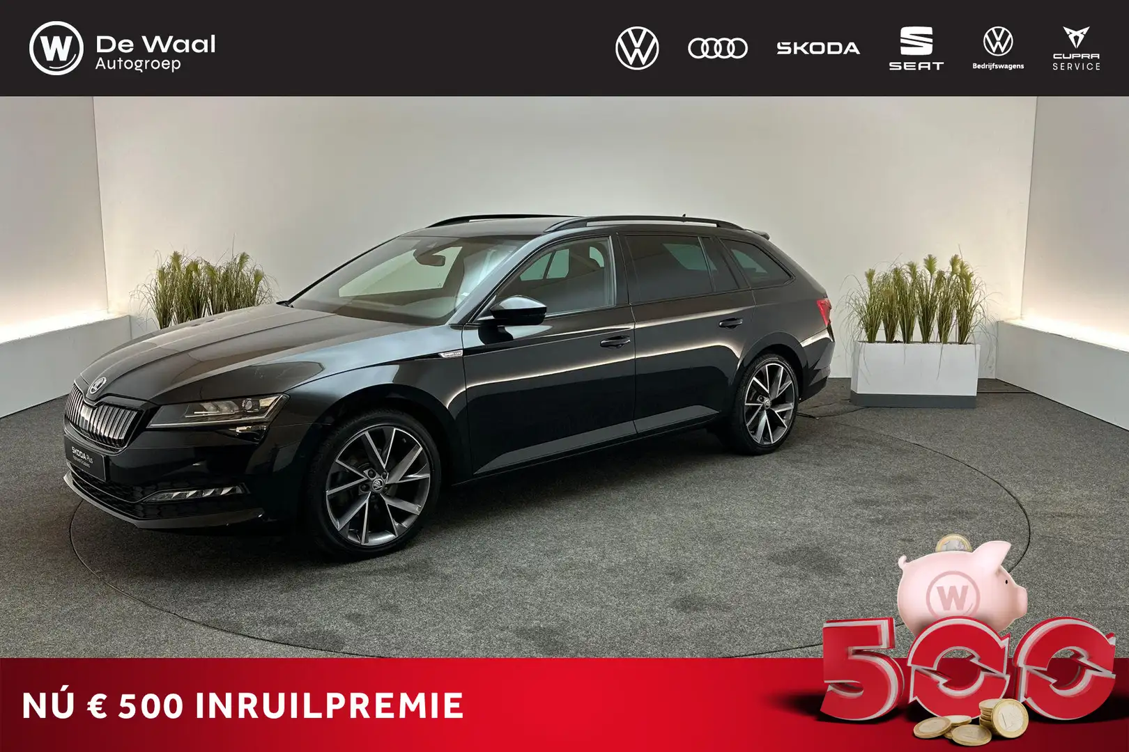 Skoda Superb Combi 1.4 TSI 218pk DSG iV Sportline Business | Ad Noir - 1