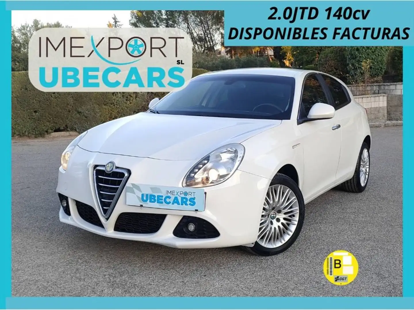 Alfa Romeo Giulietta 2.0 JTDm 140cv Distinctive Blanc - 1