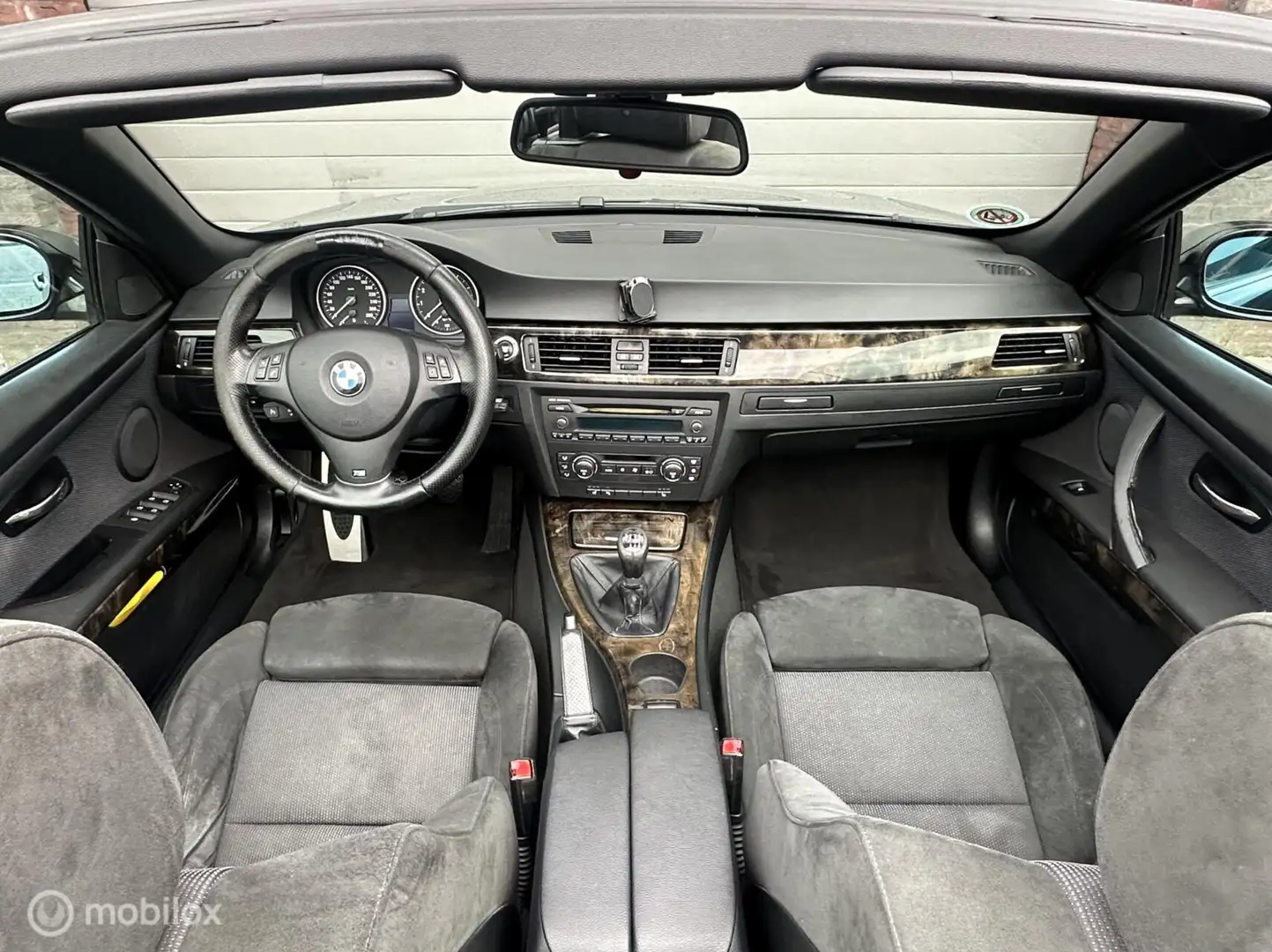 BMW 325 3-serie Cabrio 325i | M-pakket | Cruise | Airco | Siyah - 2