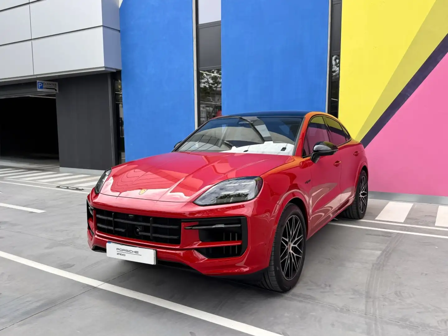 Porsche Cayenne Coupé E-Hybrid Black Edition Aut. Rojo - 1