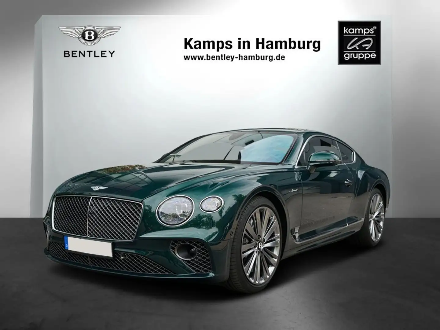 Bentley Continental GT Speed W12 *MwSt. ausweisbar!* Grün - 1