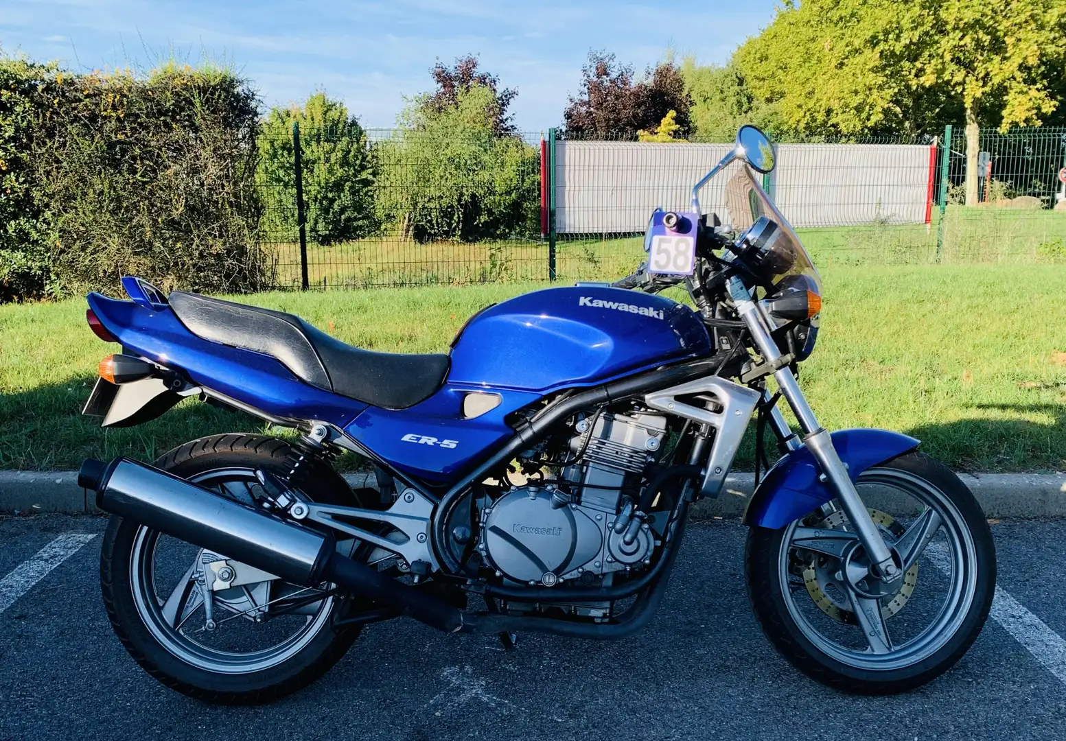 Kawasaki ER - 5 Blau - 1