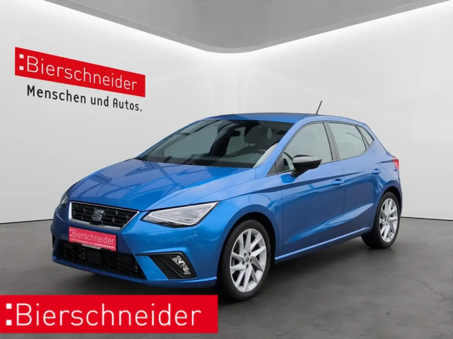 SEAT Ibiza 1.0 TSI DSG FR VOLL-LED+NAVI VIRT.COCKPIT PDC KESS Blau - 1