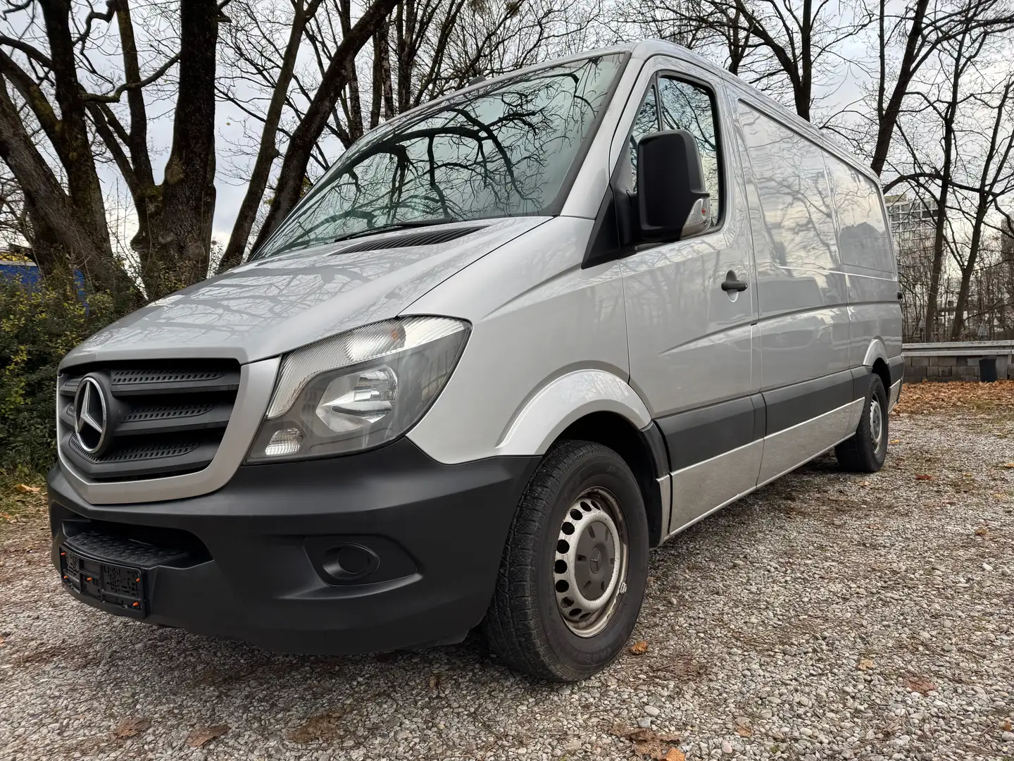 Mercedes-Benz Sprinter 313 CDI, 1Hand,Klima,AHK, Kamera, Guter Zustand, Grau - 1