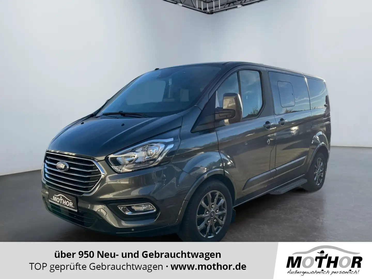 Ford Tourneo Custom Kombi Trend 2.0 TDCi 310 L1 AHK Gris - 1
