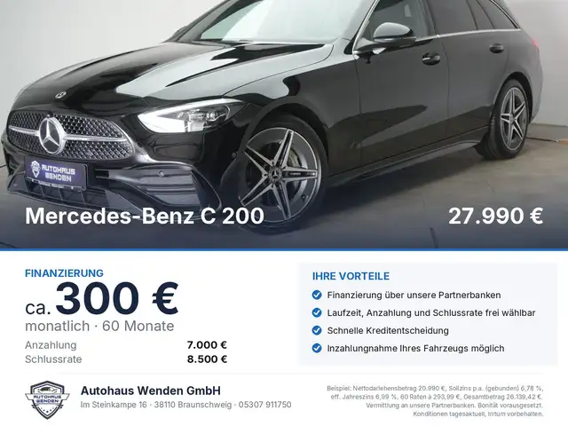 Mercedes-Benz C 200 4Matic T 9G Tronic AMG Temp/Kamera/Lane/Si