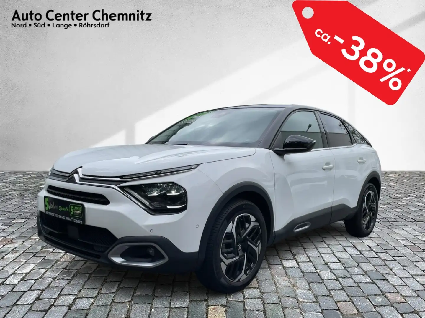 Citroen C4 1.2 PureTech 130 Shine HeadUp/FullLED/Navi/Kam Weiß - 2