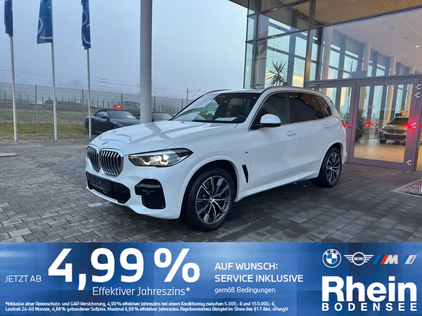 BMW X5 xDrive30d M Sport Panoramadach ACC HUD 360° Weiß - 1