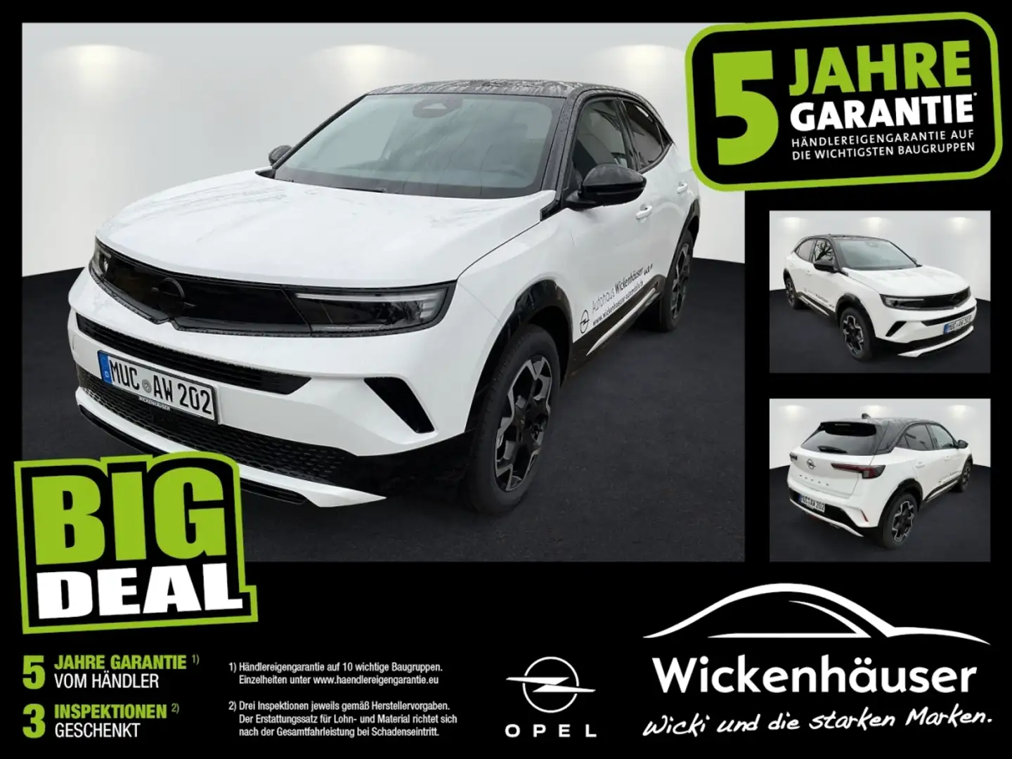 Opel Mokka 1.2 Turbo GS Line FLA LM KAM LED KlimaA Weiß - 1