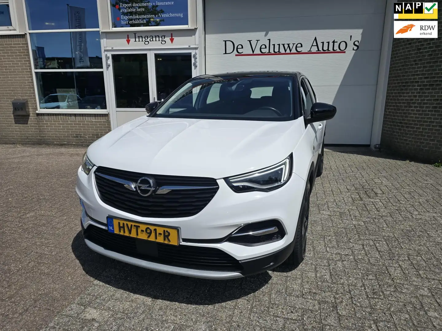 Opel Grandland X 1.6 Turbo Hybrid4 Business Executive Blanc - 1
