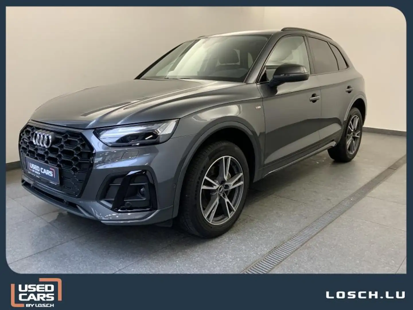 Audi Q5 S line/40TDI/LED/Leder/AHK Gris - 1