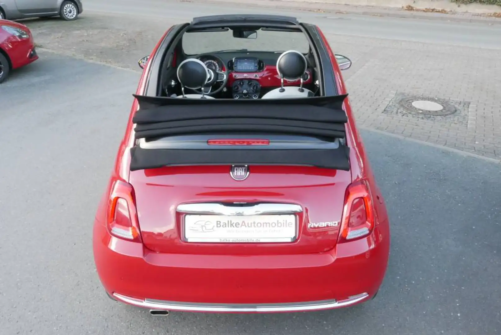 Fiat 500C Cabrio 1.0 HYBRID DOLCEVITA *PDC*CAR PLAY*TEMPOMAT Rouge - 1
