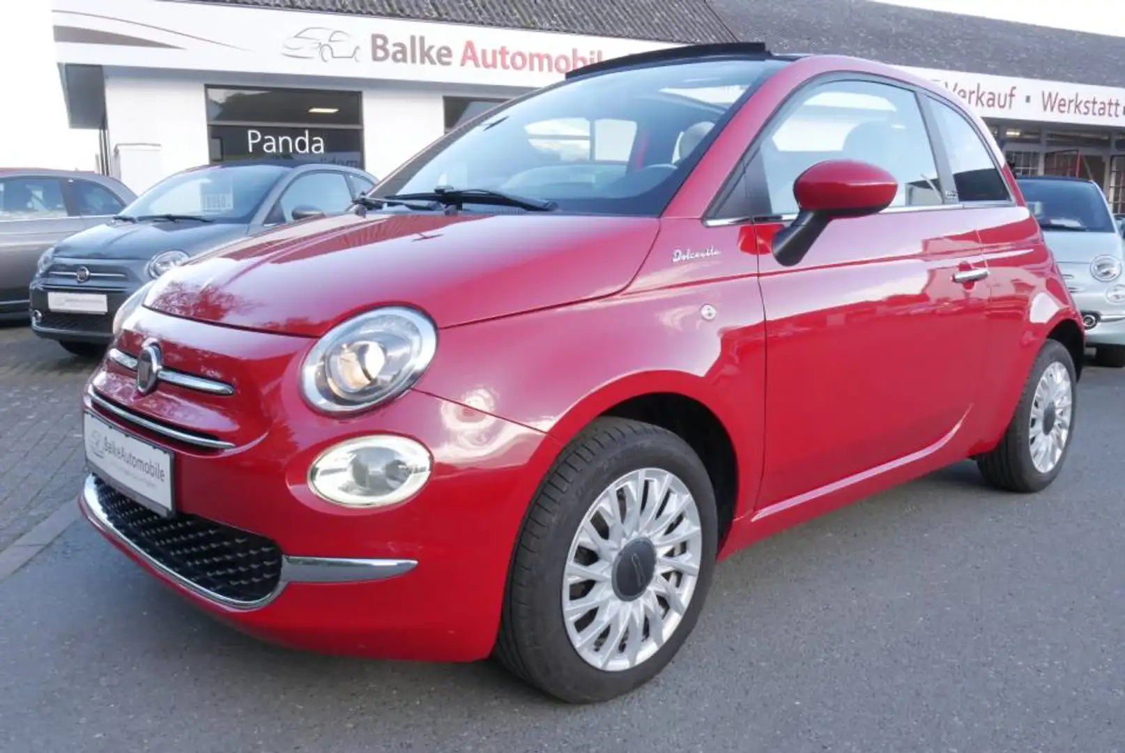 Fiat 500C Cabrio 1.0 HYBRID DOLCEVITA *PDC*CAR PLAY*TEMPOMAT Rot - 2