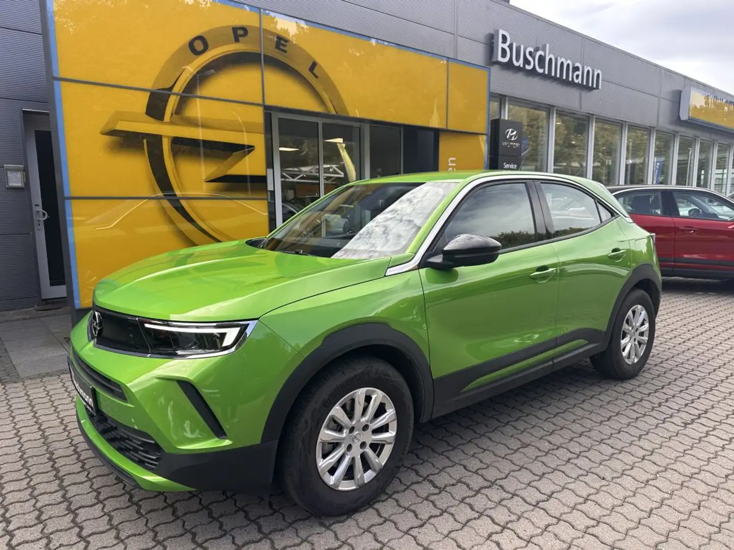 Opel Mokka-E Edition +SOH 99%+wenig KM+ Groen - 1