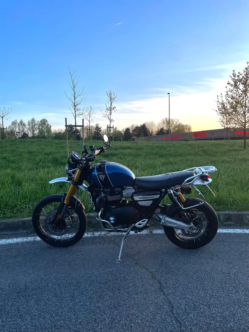 Triumph Scrambler 1200 XE Albastru - 2