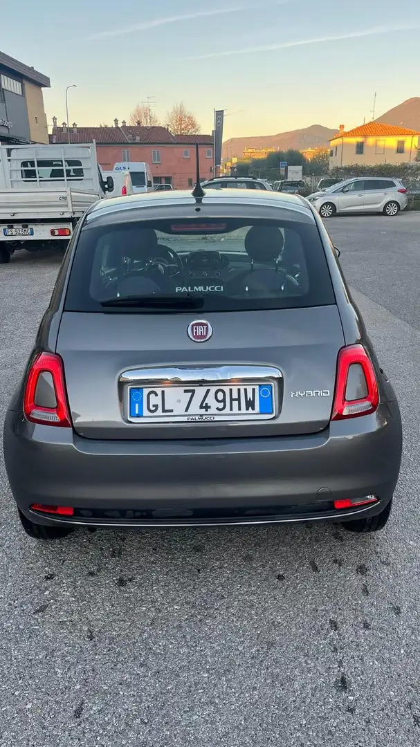 Fiat 500 1.0 Hybrid Cult 70cv solo km 31000 Grau - 2