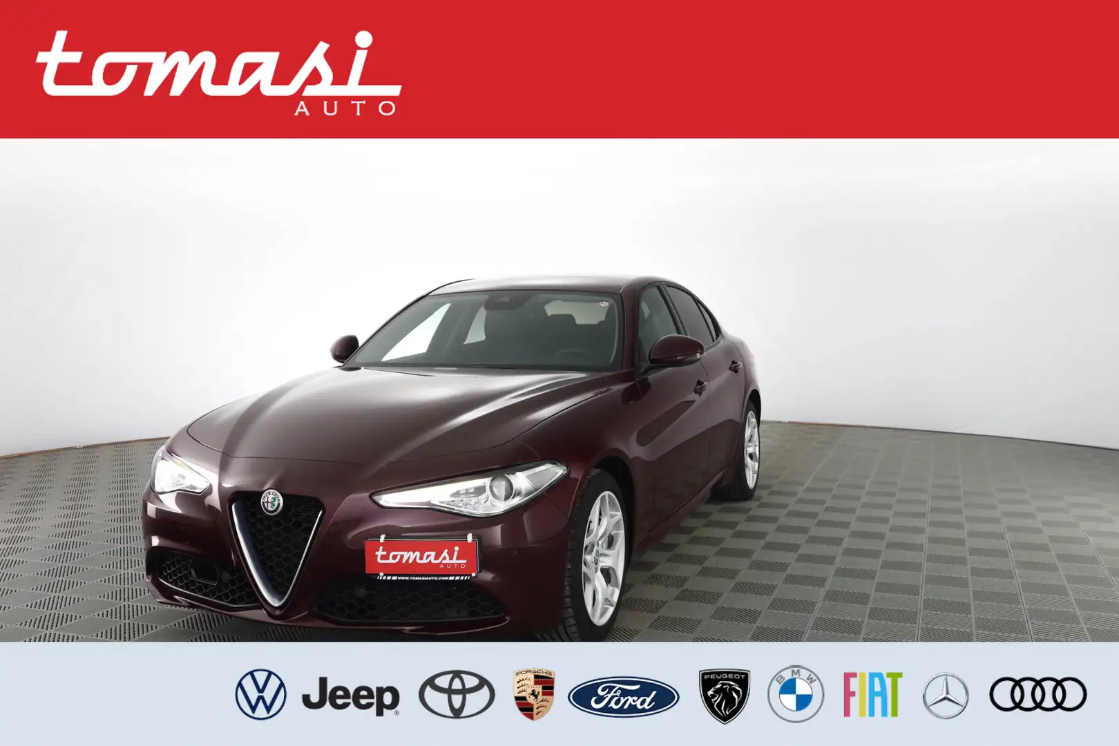 Alfa Romeo Giulia 2.2 Turbo AT8 190CV AWD Q4 Executive RETROCAM,LED Rosso - 1