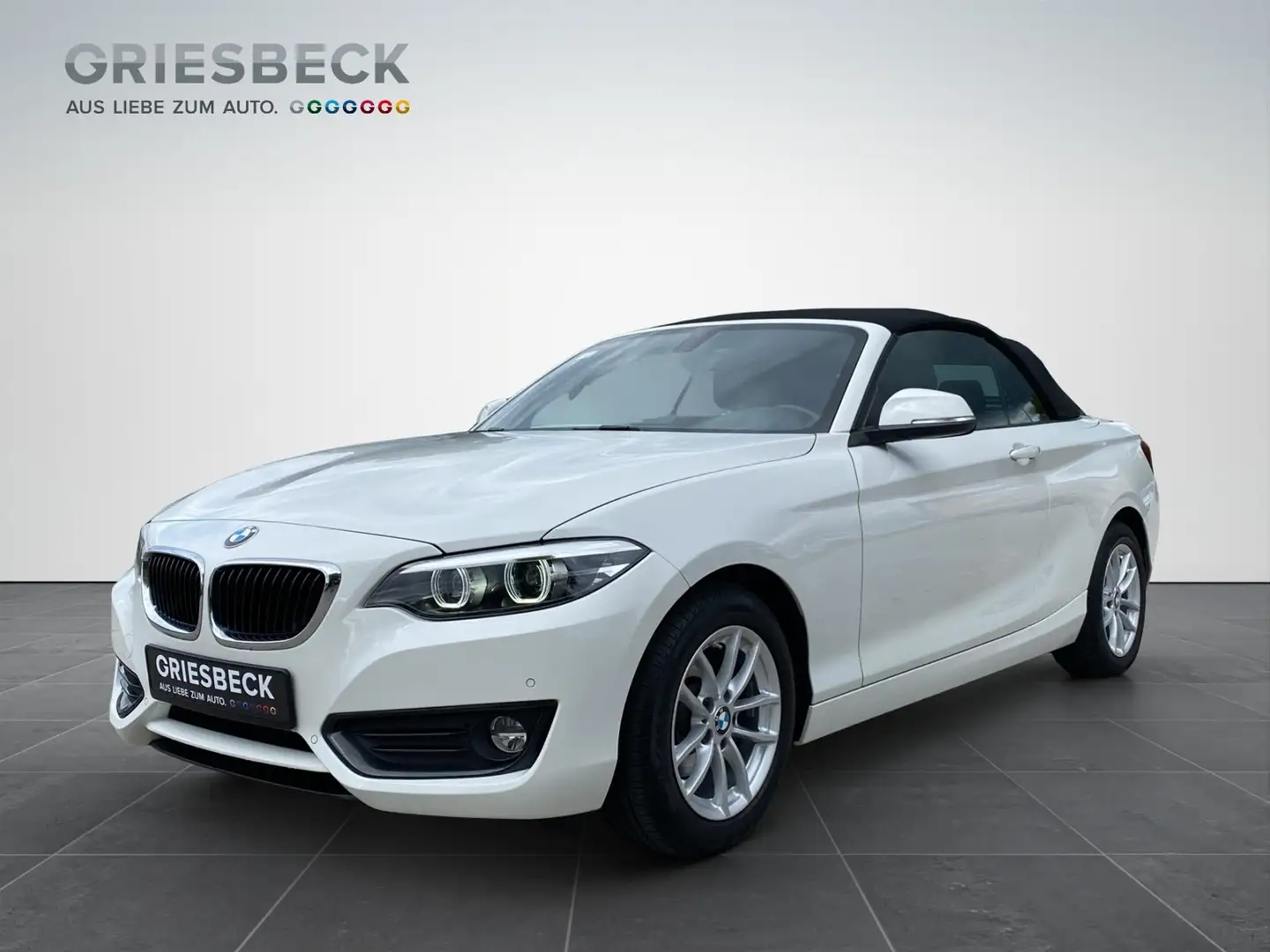 BMW 218 i Cabrio LED+SHZ+Fernlichtass.+LM Blanco - 1