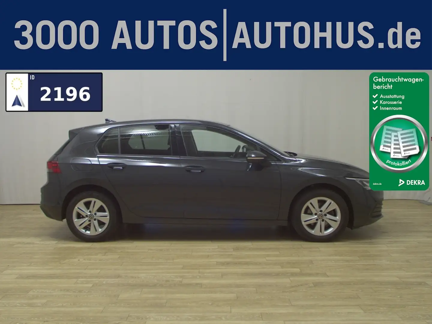 Volkswagen Golf -8 2.0 TDI Life Navi DC LED PDC Shz Gris - 1