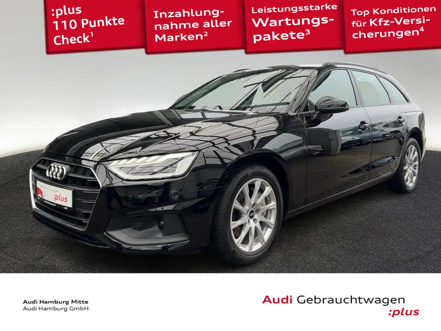 Audi A4 40 TDI S tronic LED Navi-Plus Schwarz - 1