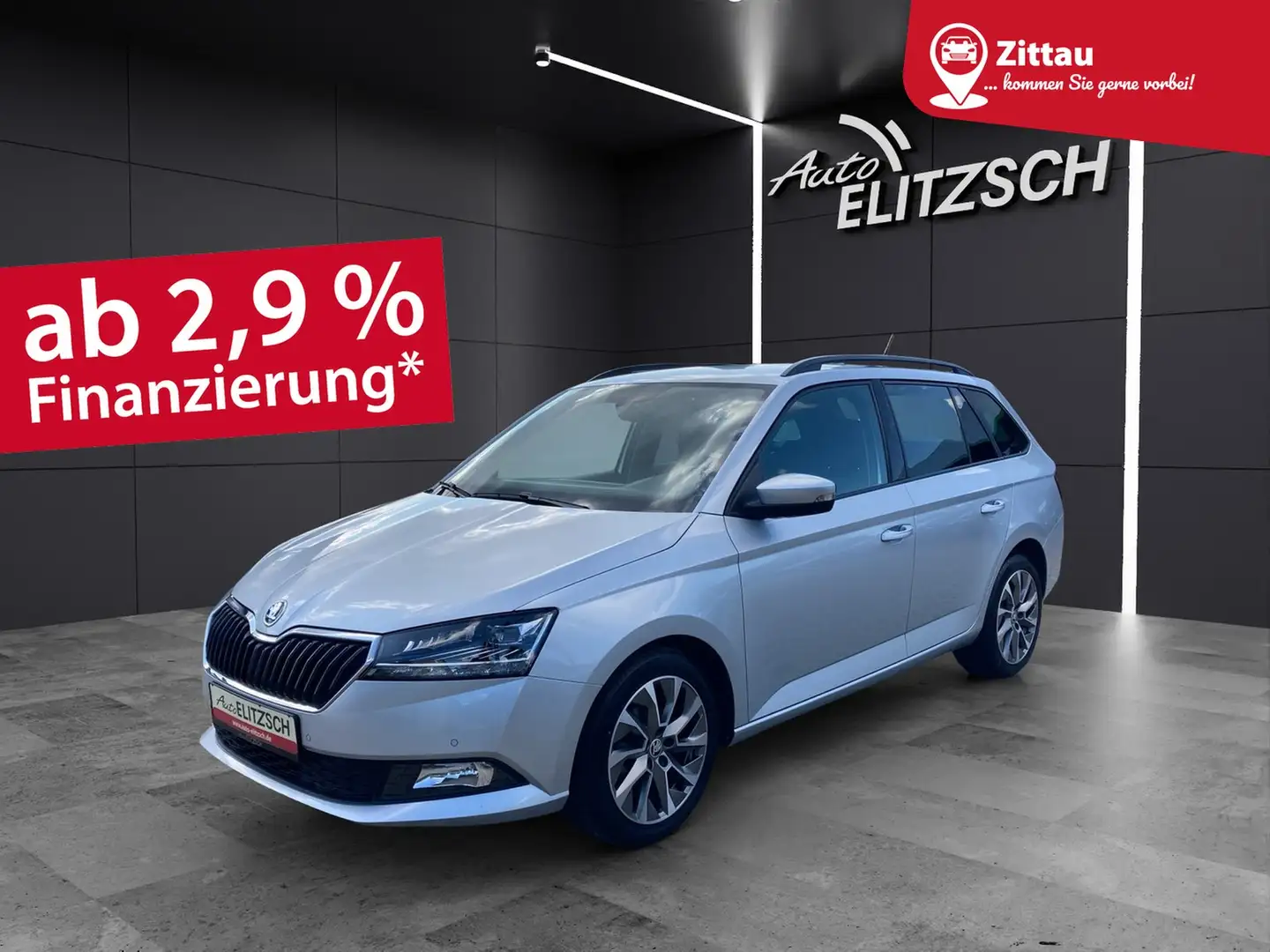 Skoda Fabia Combi TSI Clever Best-off LED Navi GRA PDC SH L... Silber - 1