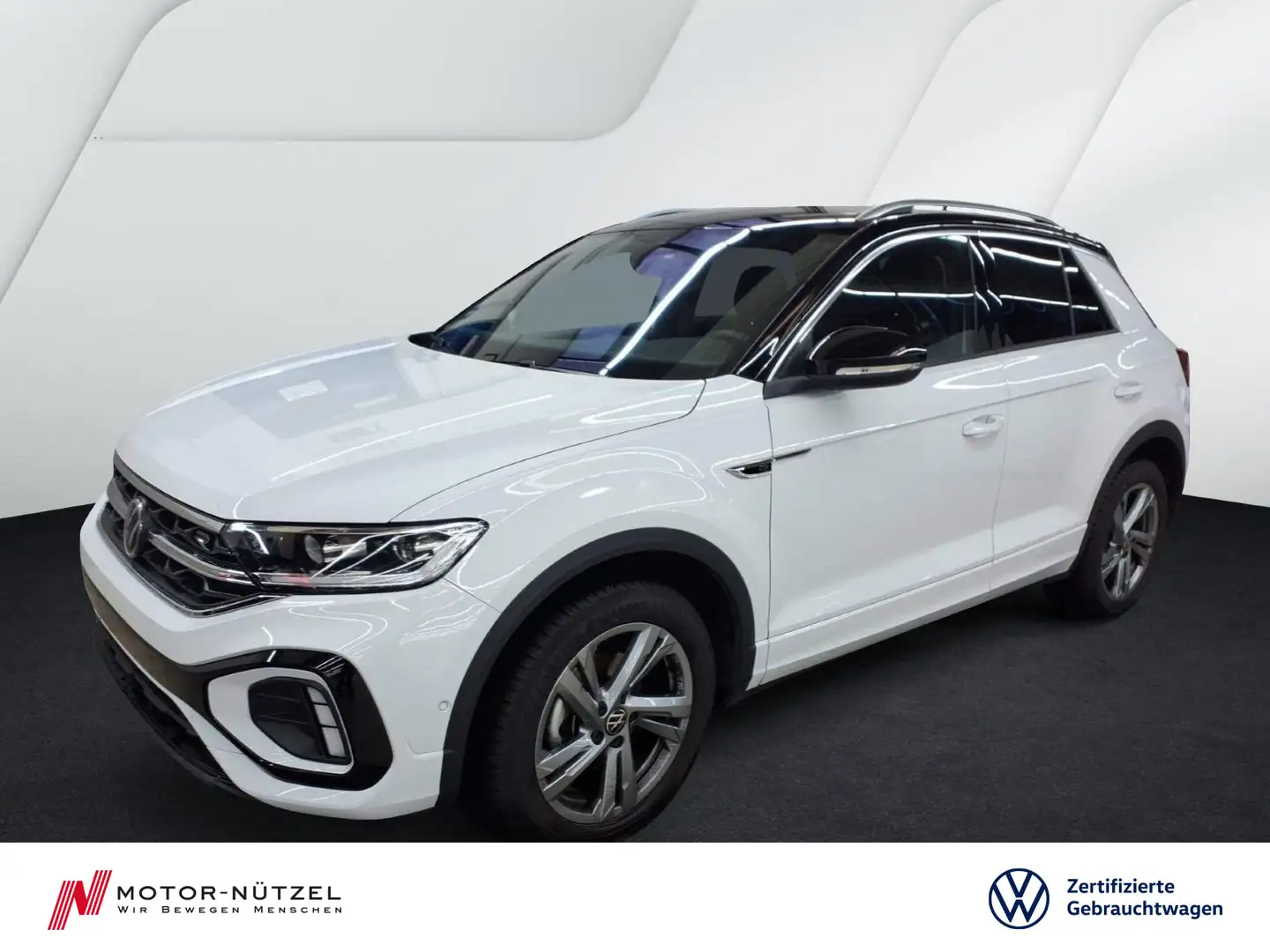 Volkswagen T-Roc 1.5 TSI DSG R-LINE LEDplus+NAVI+AHK+ACC+VC Weiß - 1