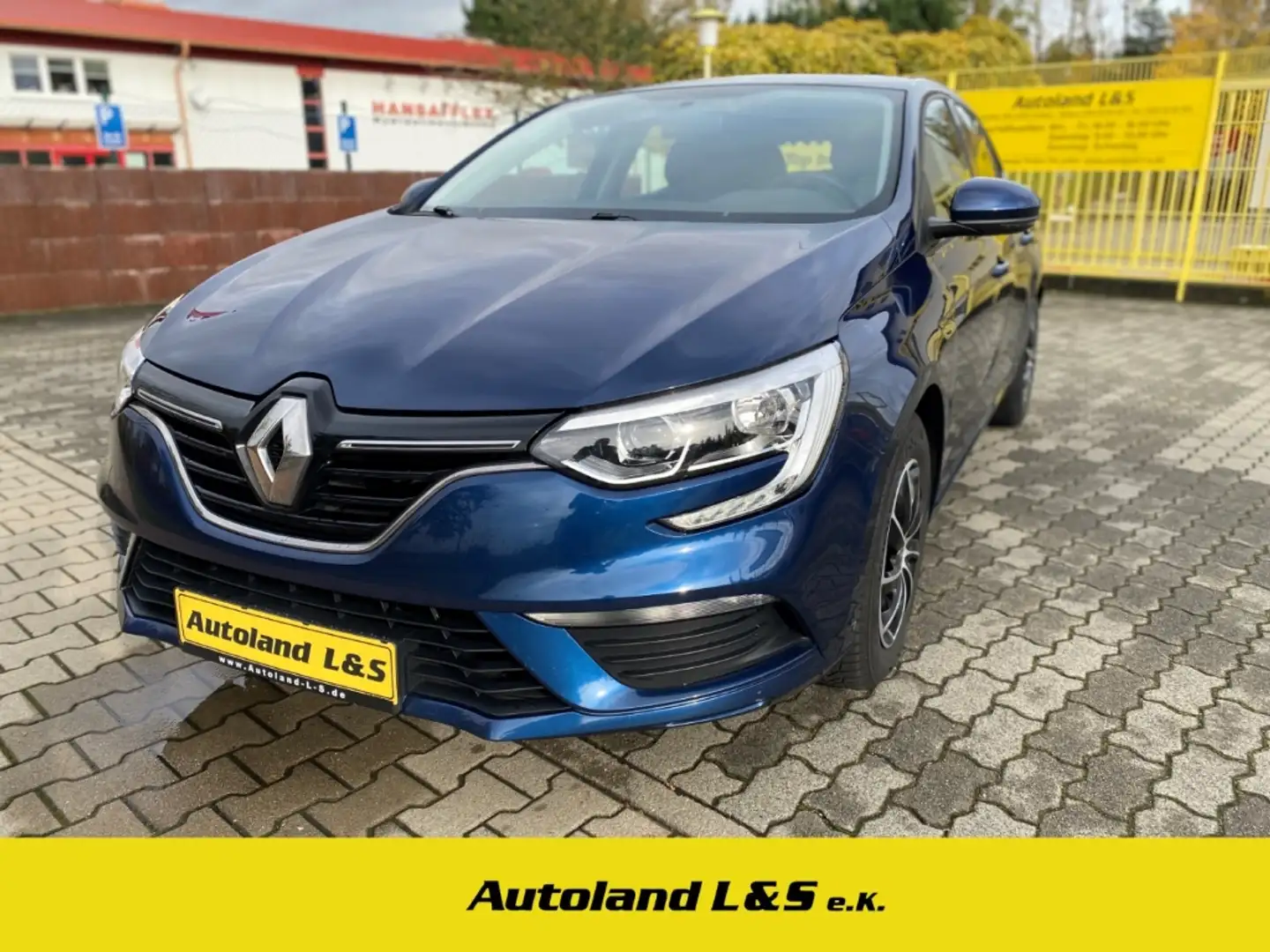 Renault Megane IV Life, 1.Hand, Scheckheft, WKR, Klima, Blauw - 1
