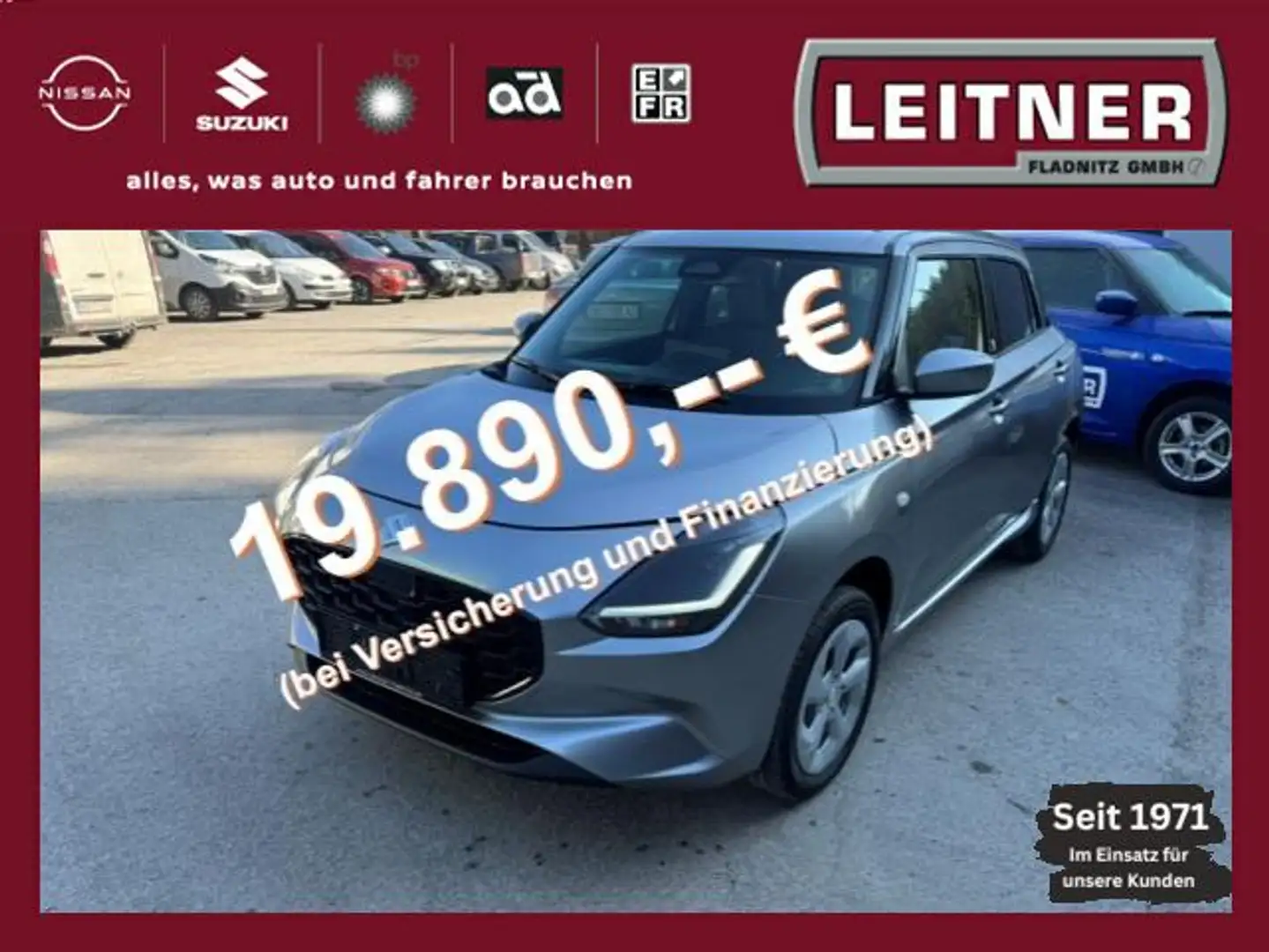 Suzuki Swift 1,2 GL+ Hybrid Allgrip Shine Argento - 1