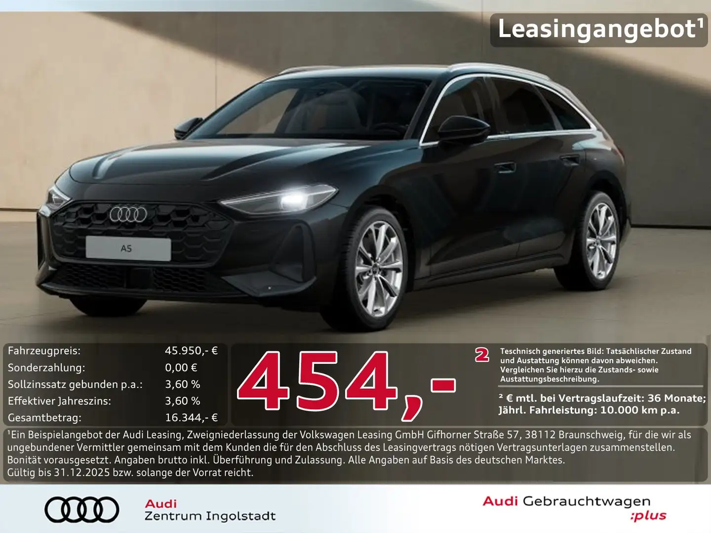 Audi A5 Avant TFSI qu NAVI LED AHK KAM. 18" Schwarz - 1