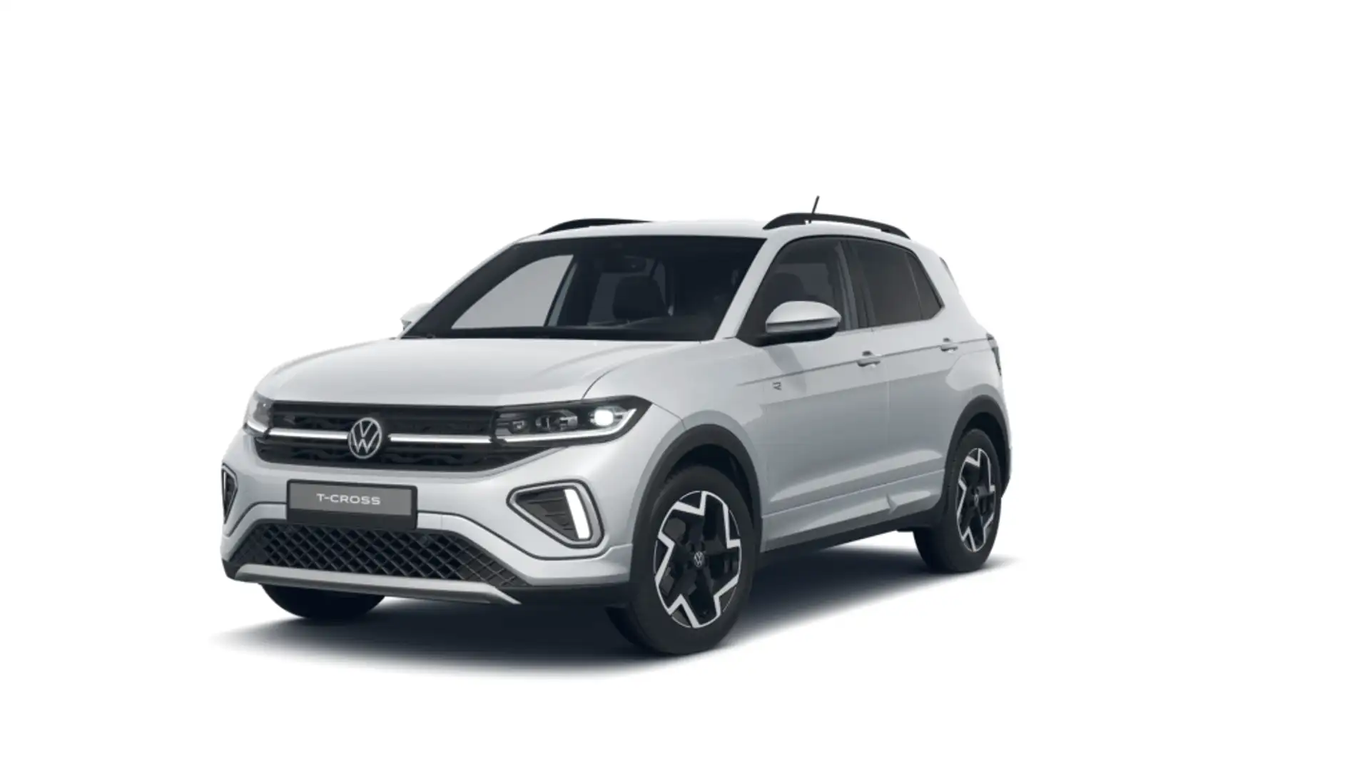 Volkswagen T-Cross 1.0 TSI R-Line 85kW Plateado - 1