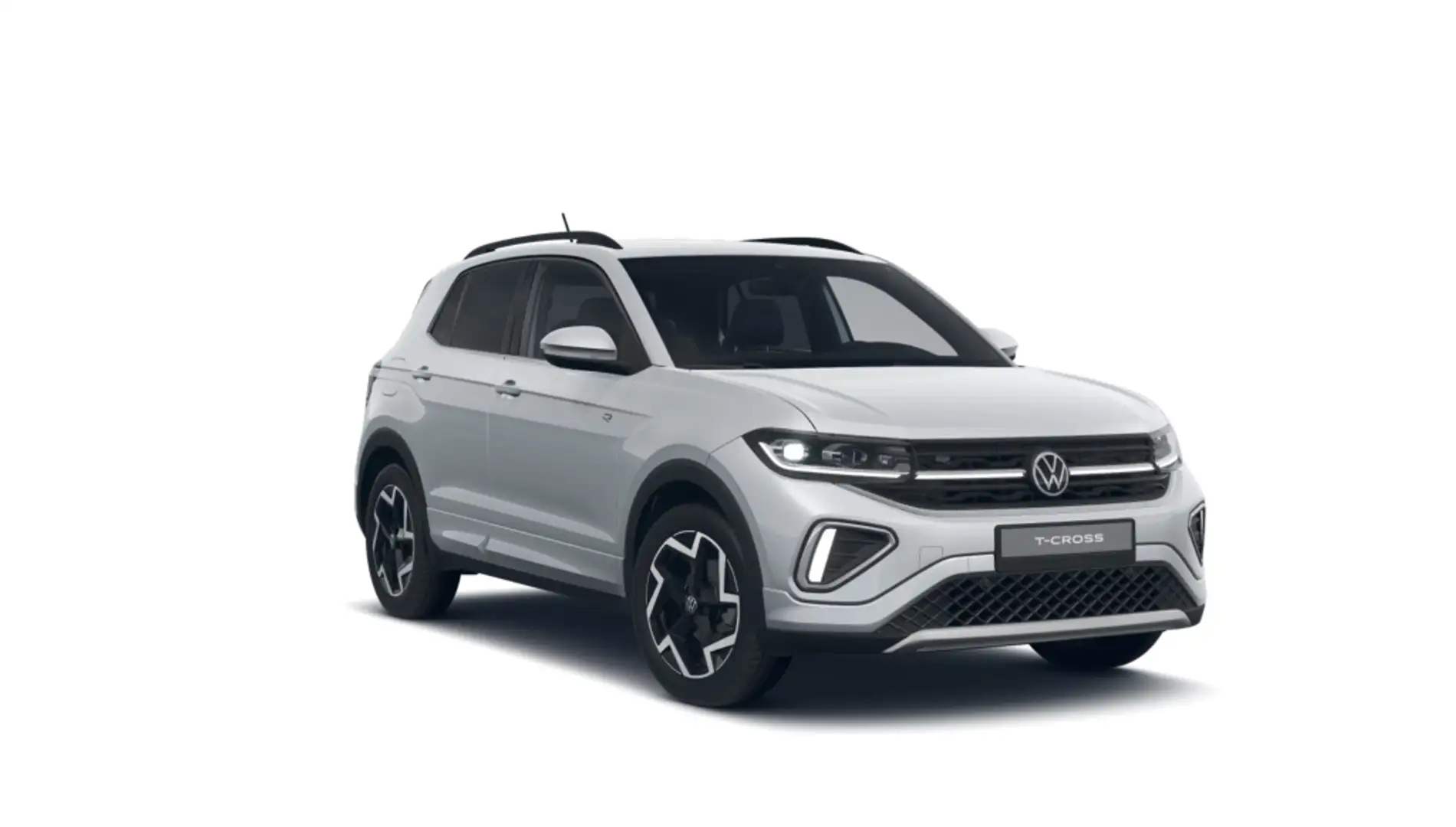 Volkswagen T-Cross 1.0 TSI R-Line 85kW Plateado - 2