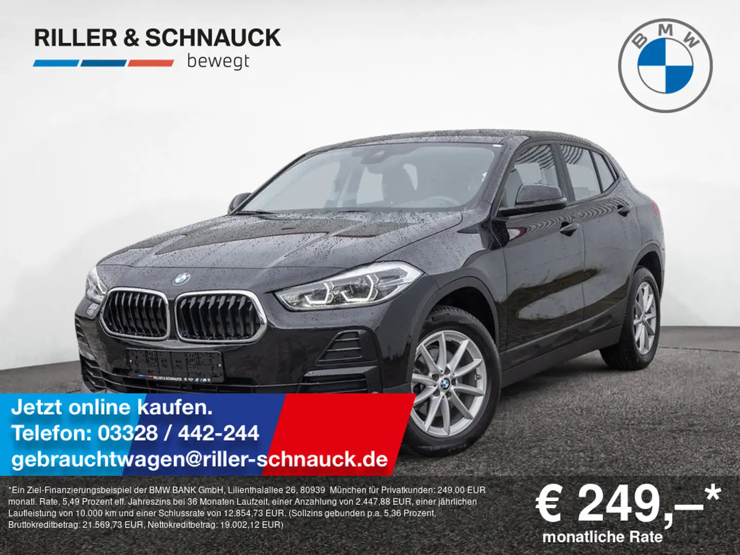 BMW X2 sDrive 18i LED+KLIMAAUT+SITZHZG+PDC+ Noir - 1