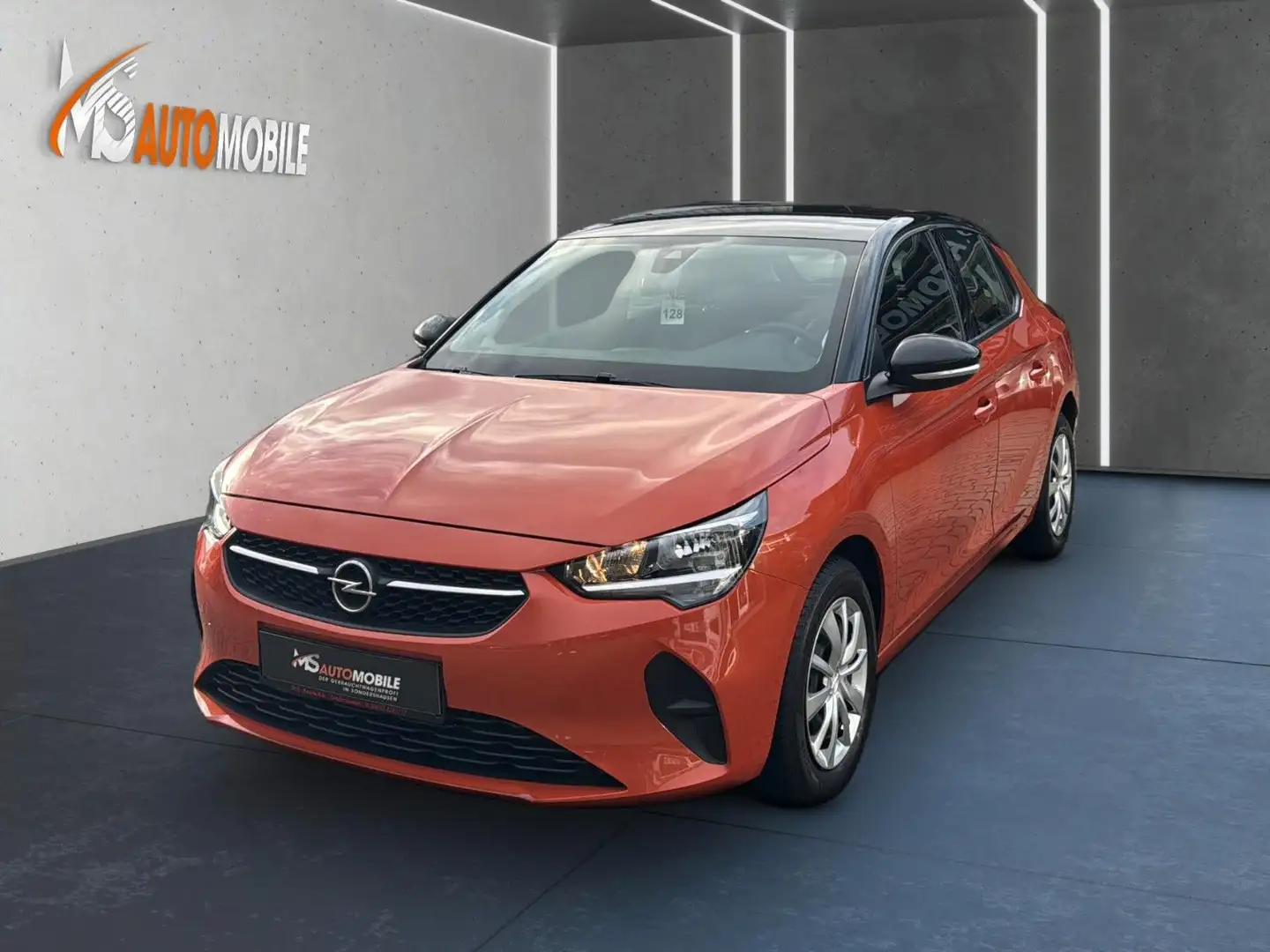 Opel Corsa F Edition+SHZG+PDC+DAB+31TKM+1.HAND Orange - 1
