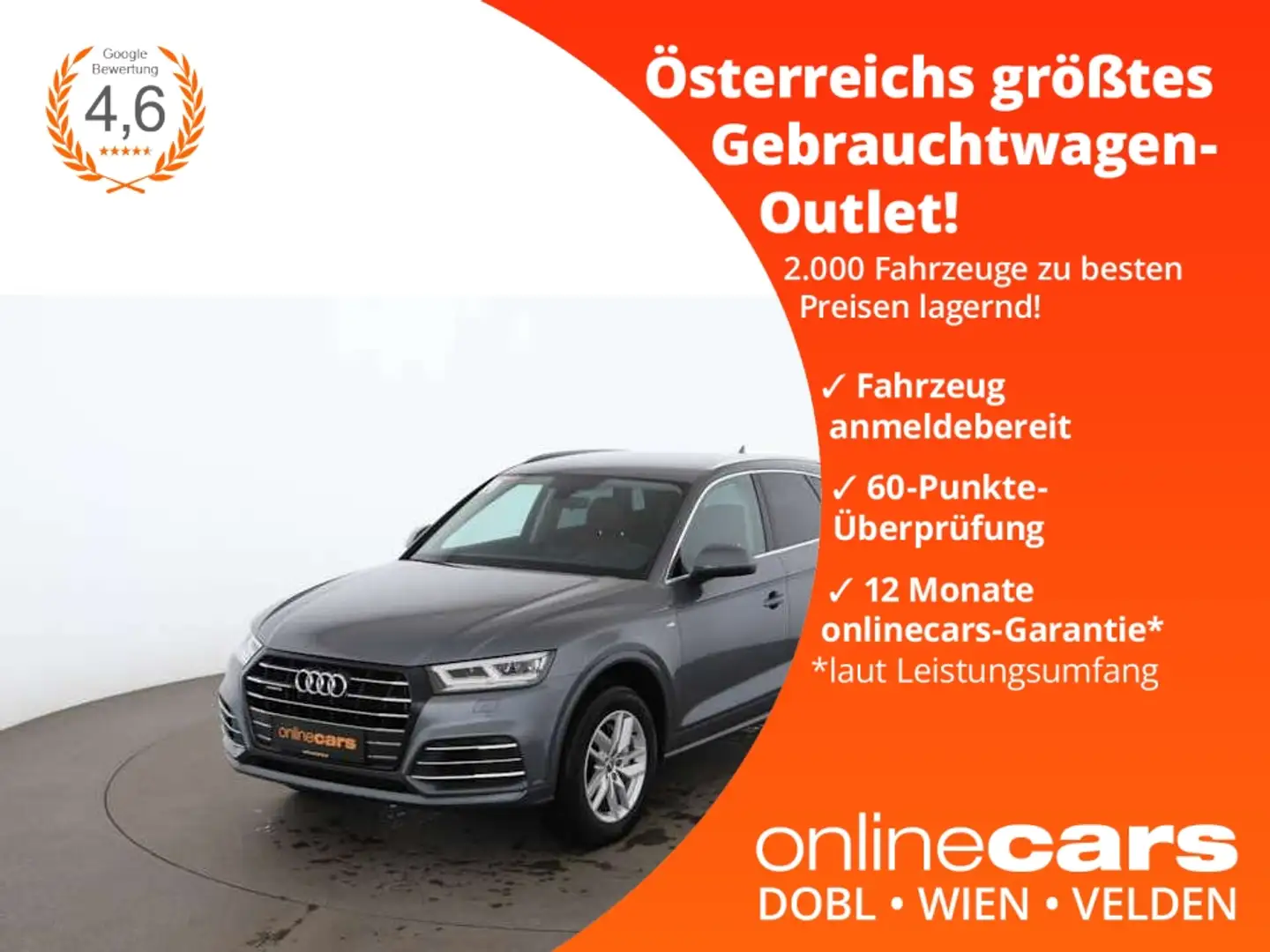 Audi Q5 TFSI e 55 quattro sport S-Line Aut LED LEDER Grau - 1