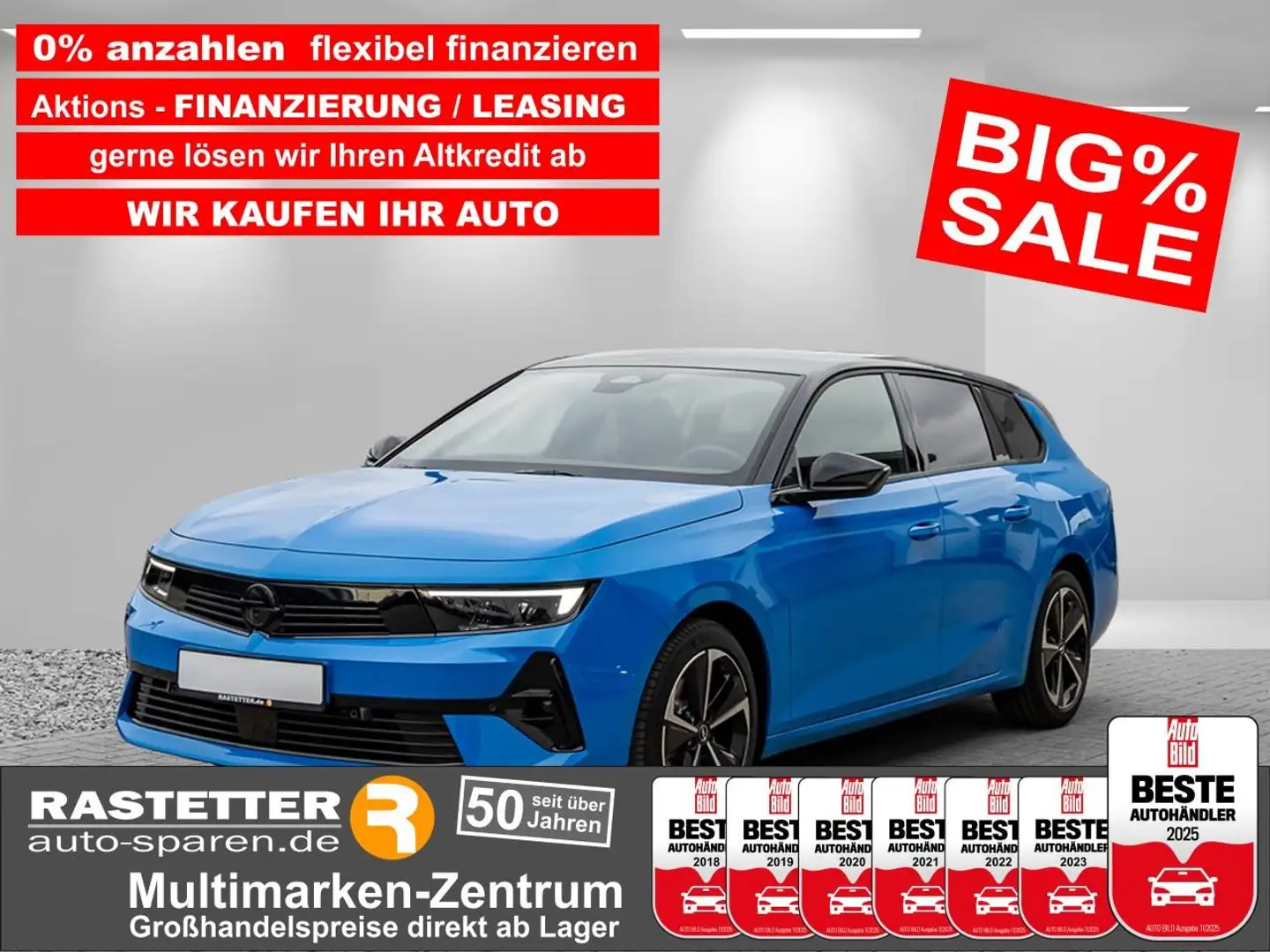 Opel Astra Sports Tourer GS ACC+360Kam+LED+Keyless+AGR+CarPla Blu/Azzurro - 1