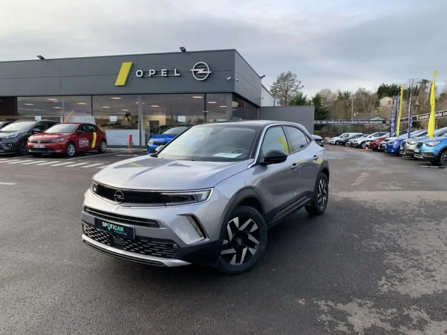 Opel Mokka-E Mokka-e 136ch Elegance Gris - 1