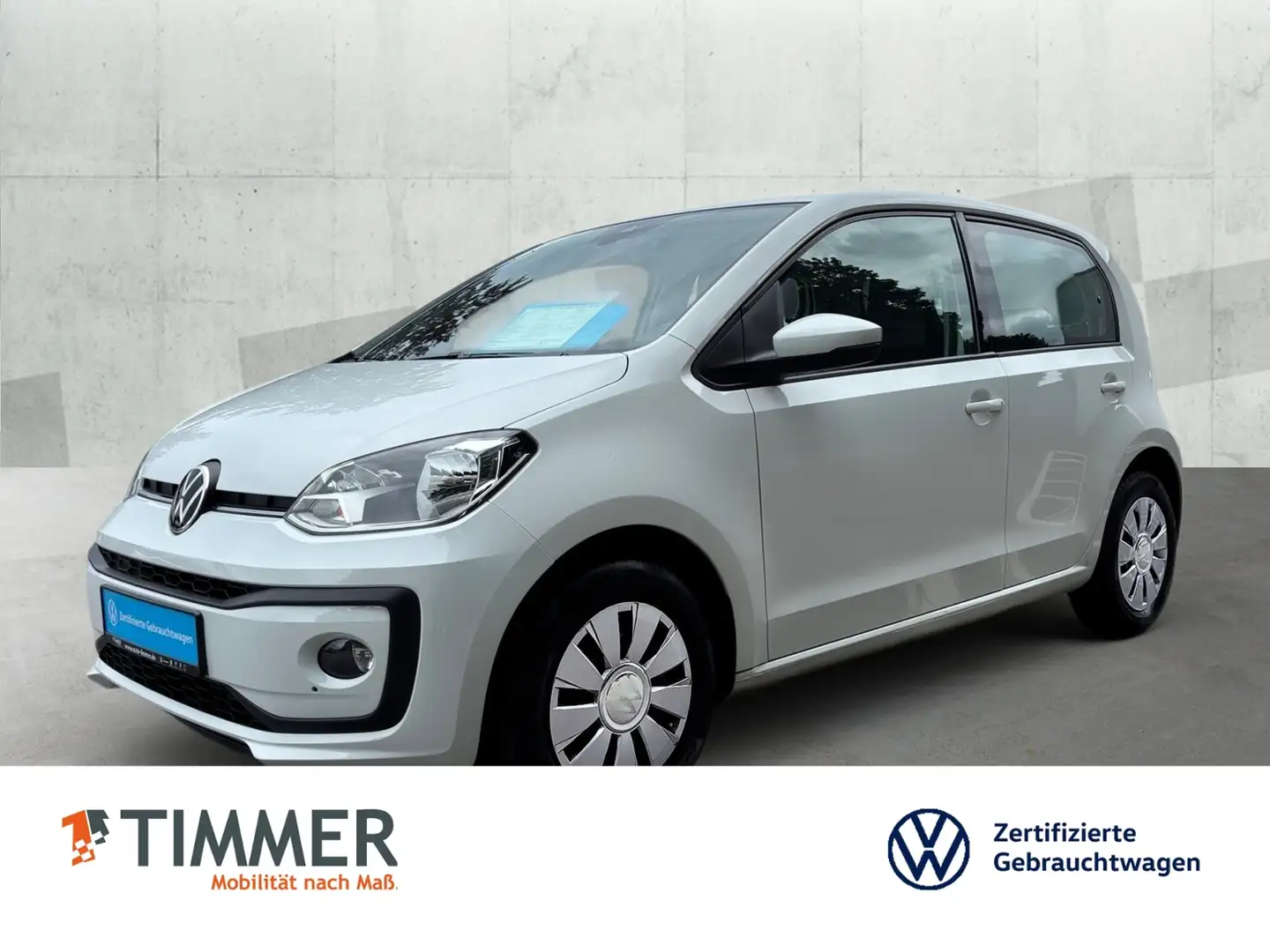 Volkswagen up! 1.0 MOVE UP *4-TÜR *RKAM *SITZHZG *KLIMA *TEMPO * Weiß - 1