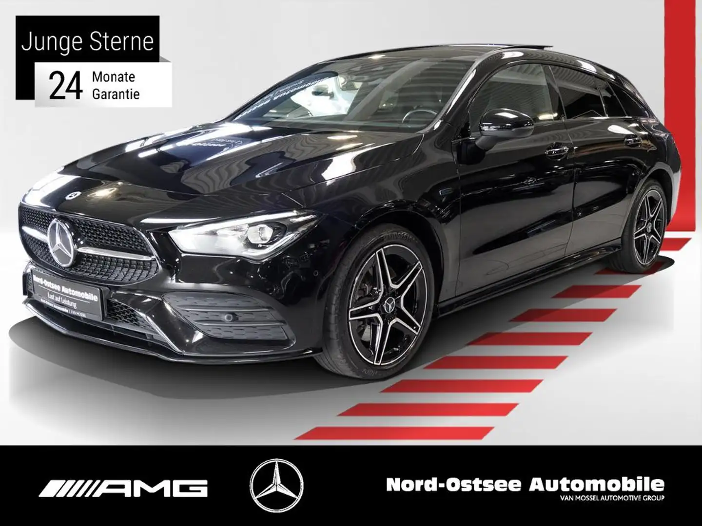 Mercedes-Benz CLA 250 e SB AMG EDITION 2020 PANO NIGHT KAMERA Zwart - 1