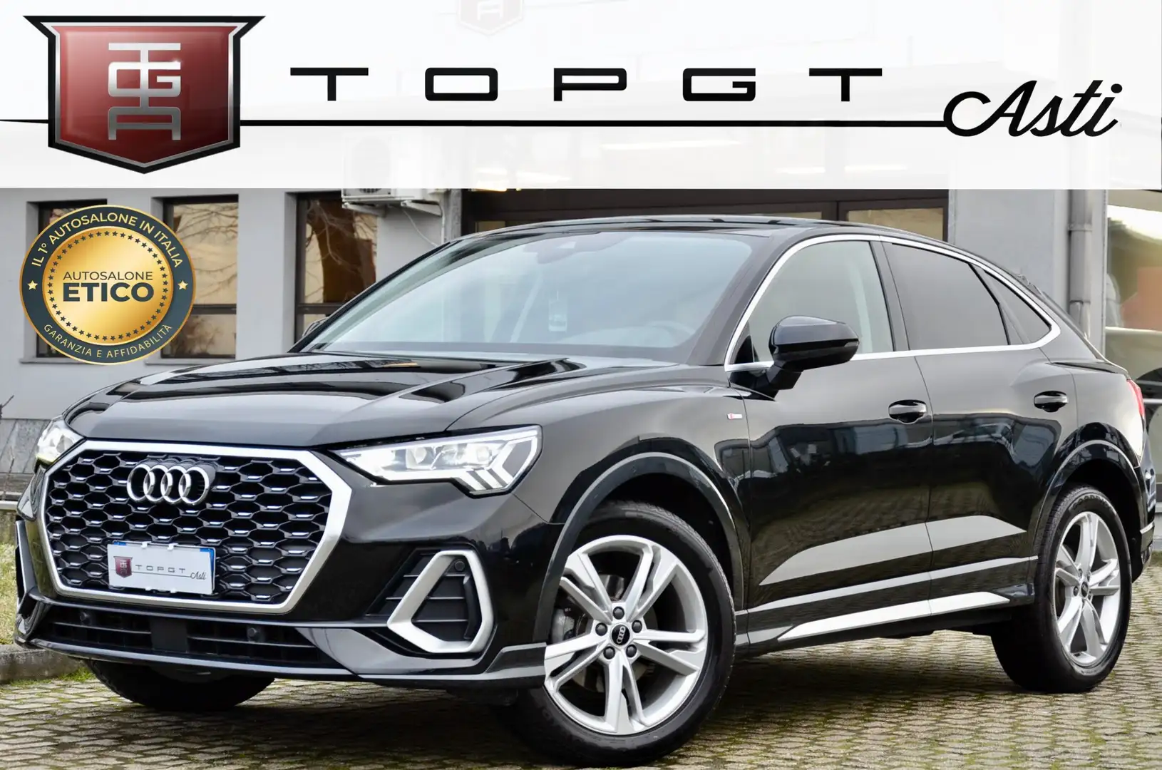 Audi Q3 SPB 35 2.0 tdi S line 150cv s-tronic UFF ITALIANA Nero - 1