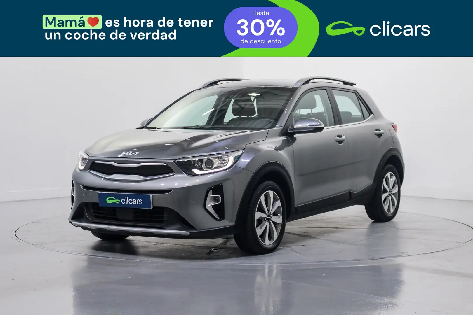 Kia Stonic 1.2 DPi Drive Gris - 1