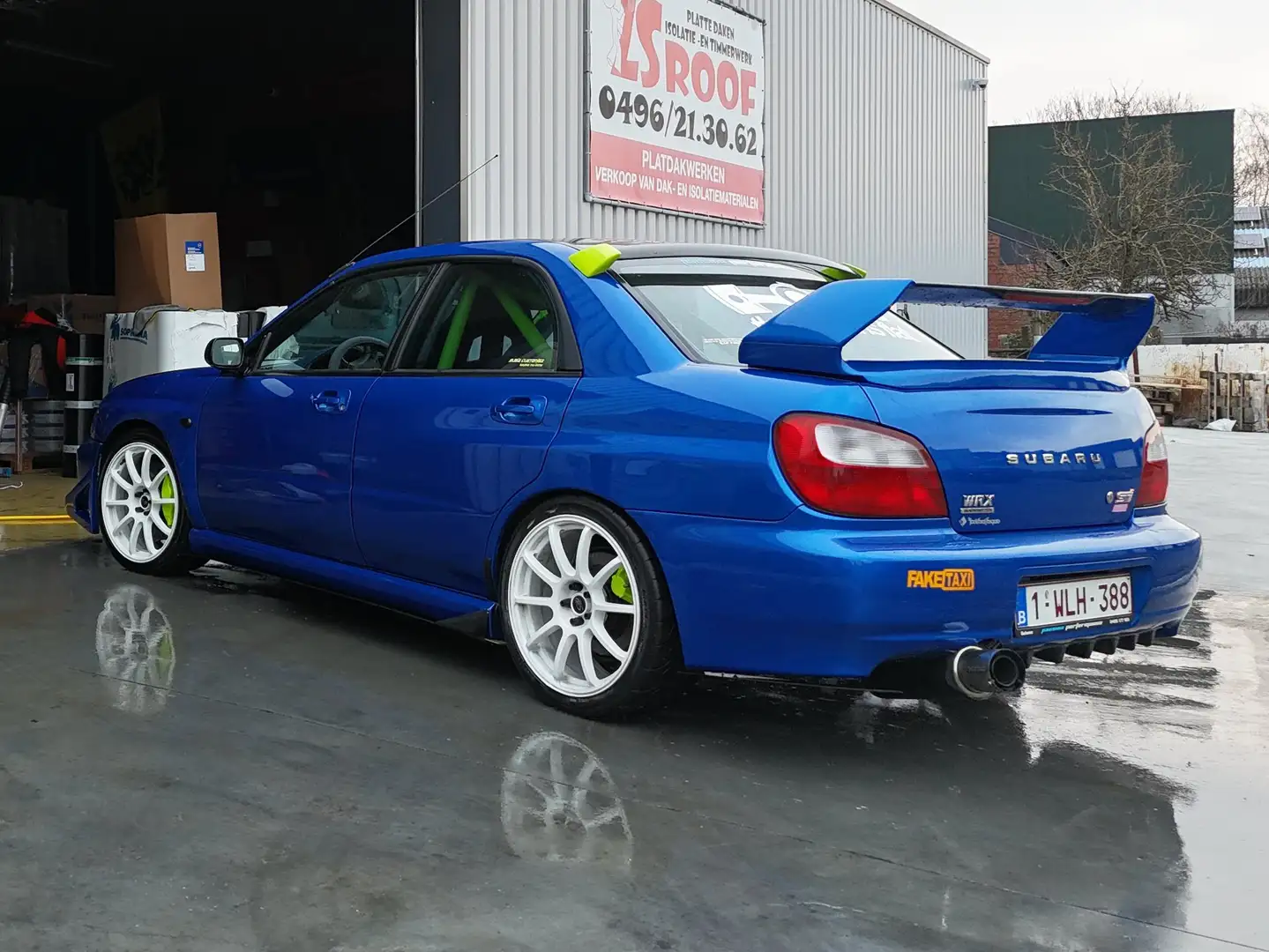 Subaru WRX Wrx sti bugeye Bleu - 2