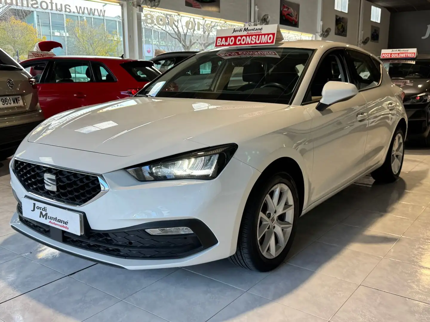 SEAT Leon 2.0TDI 115CV REFERENCE-GO.- " COMO NUEVO "- " REVI Blanco - 1