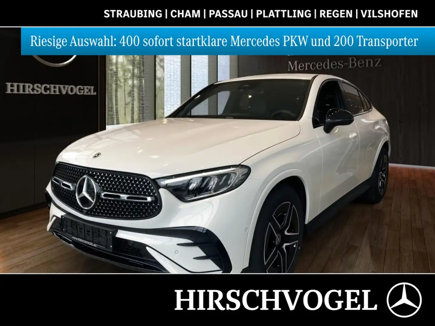 Mercedes-Benz GLC 220 d 4M EDITION AMG-Line+Night+AHK+DISTRON Weiß - 1