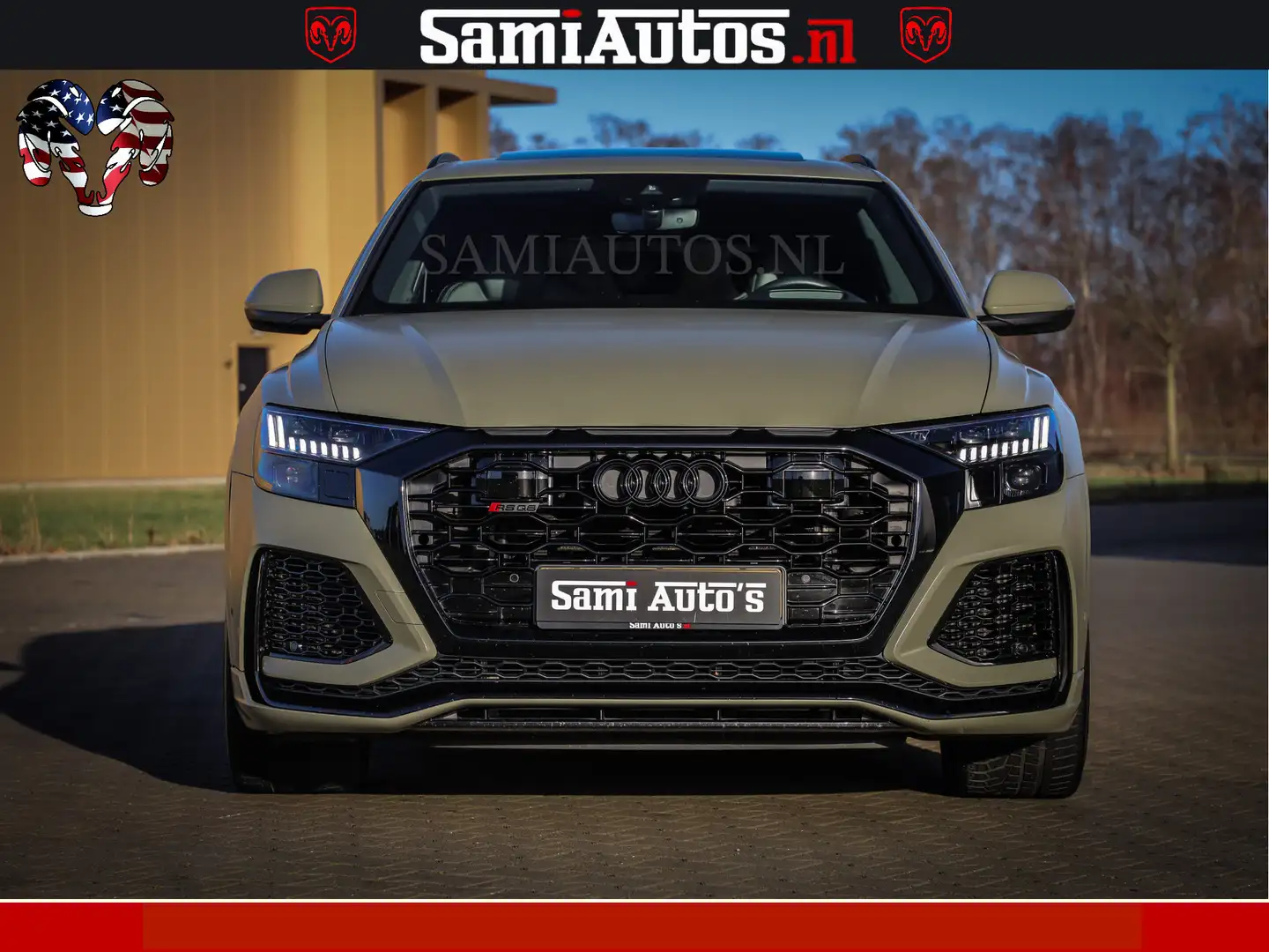 Audi RS Q8 RSQ8 600PK 4.0 TFSI | MATT OLIVE GREEN | QUATTRO | Noir - 2