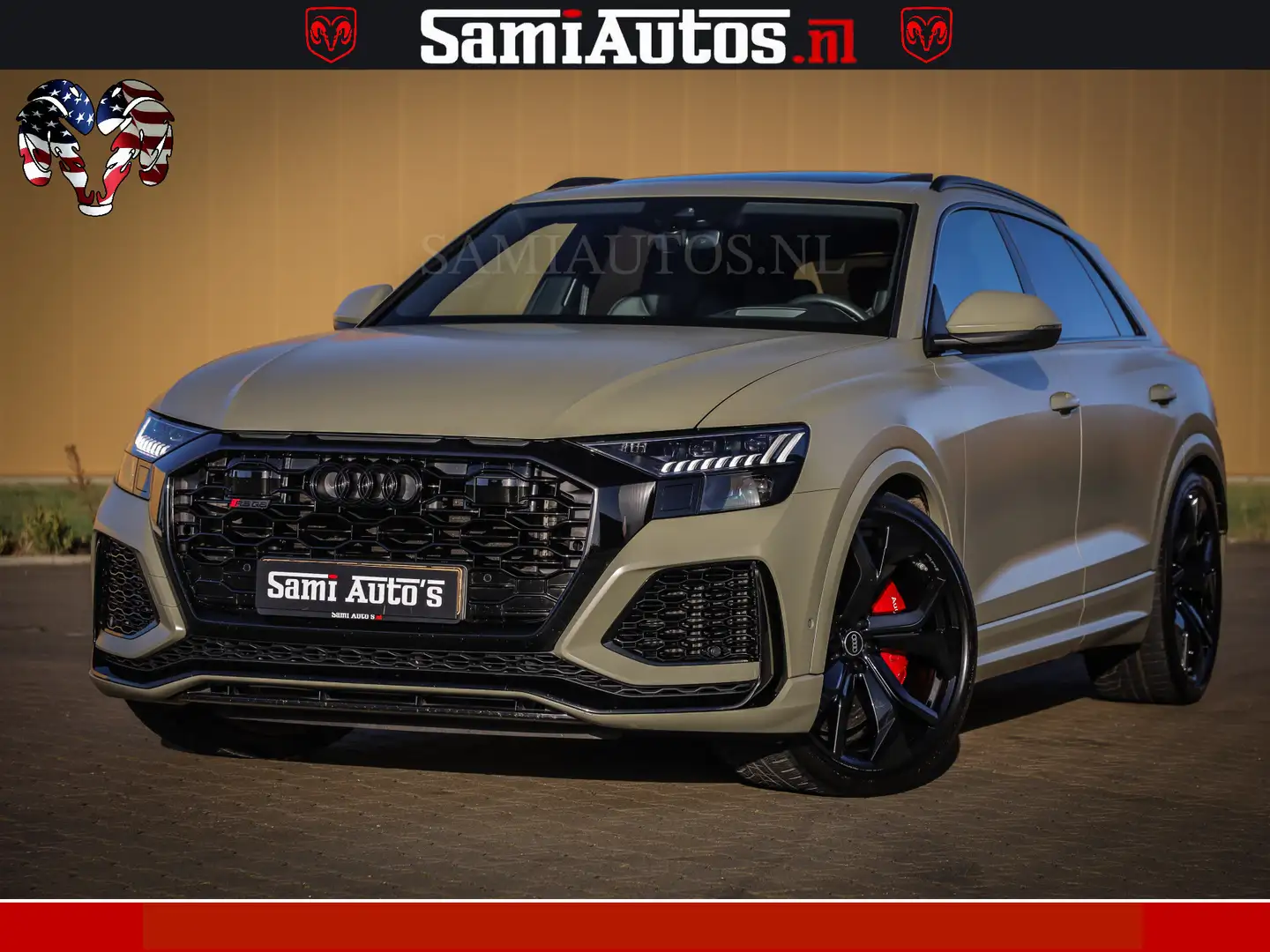 Audi RS Q8 RSQ8 600PK 4.0 TFSI | MATT OLIVE GREEN | QUATTRO | Noir - 1
